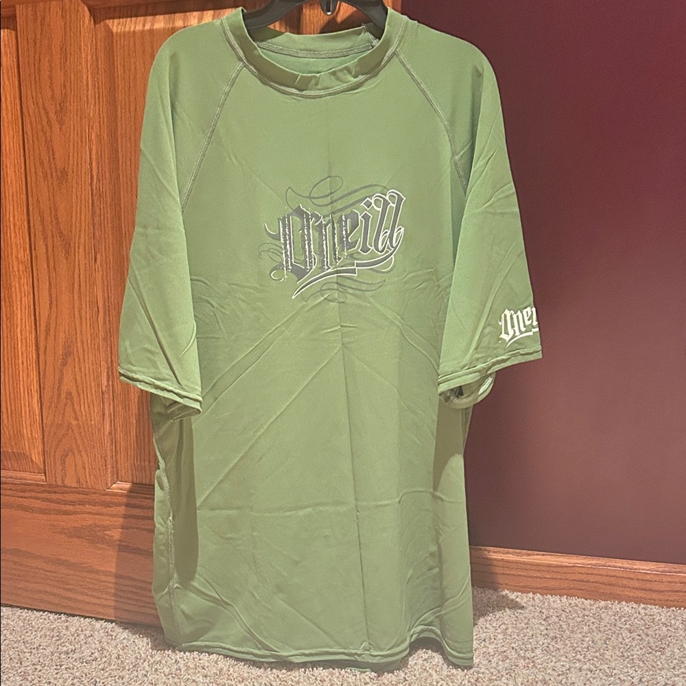 O'Neill Men's Olive Short Sleeve Rash Guard Tee